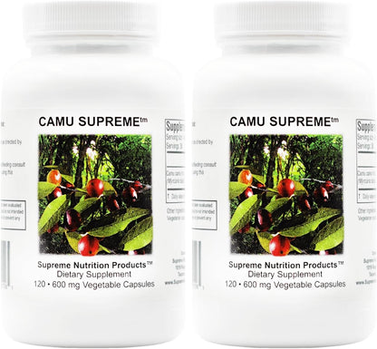Supreme Nutrition Camu Supreme, 120 cápsulas vegetales de fruta de Camu Camu puro – Image 7
