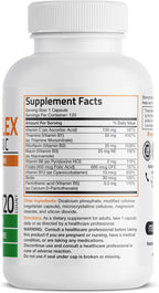 Bronson Complejo B con Vitamina C - 120 Cápsulas Vegetarianas