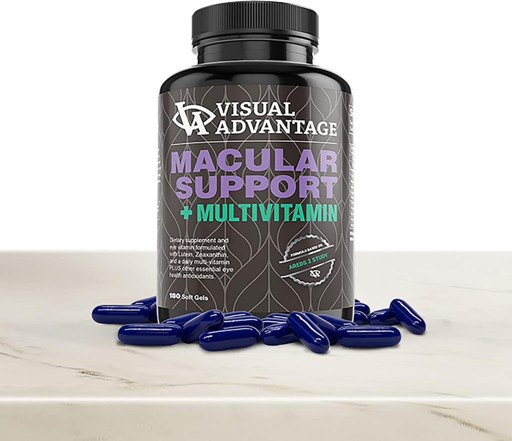 Visual Advantage Lunovus Macular Support Plus Multivitamin - 180 Cápsulas Blandas