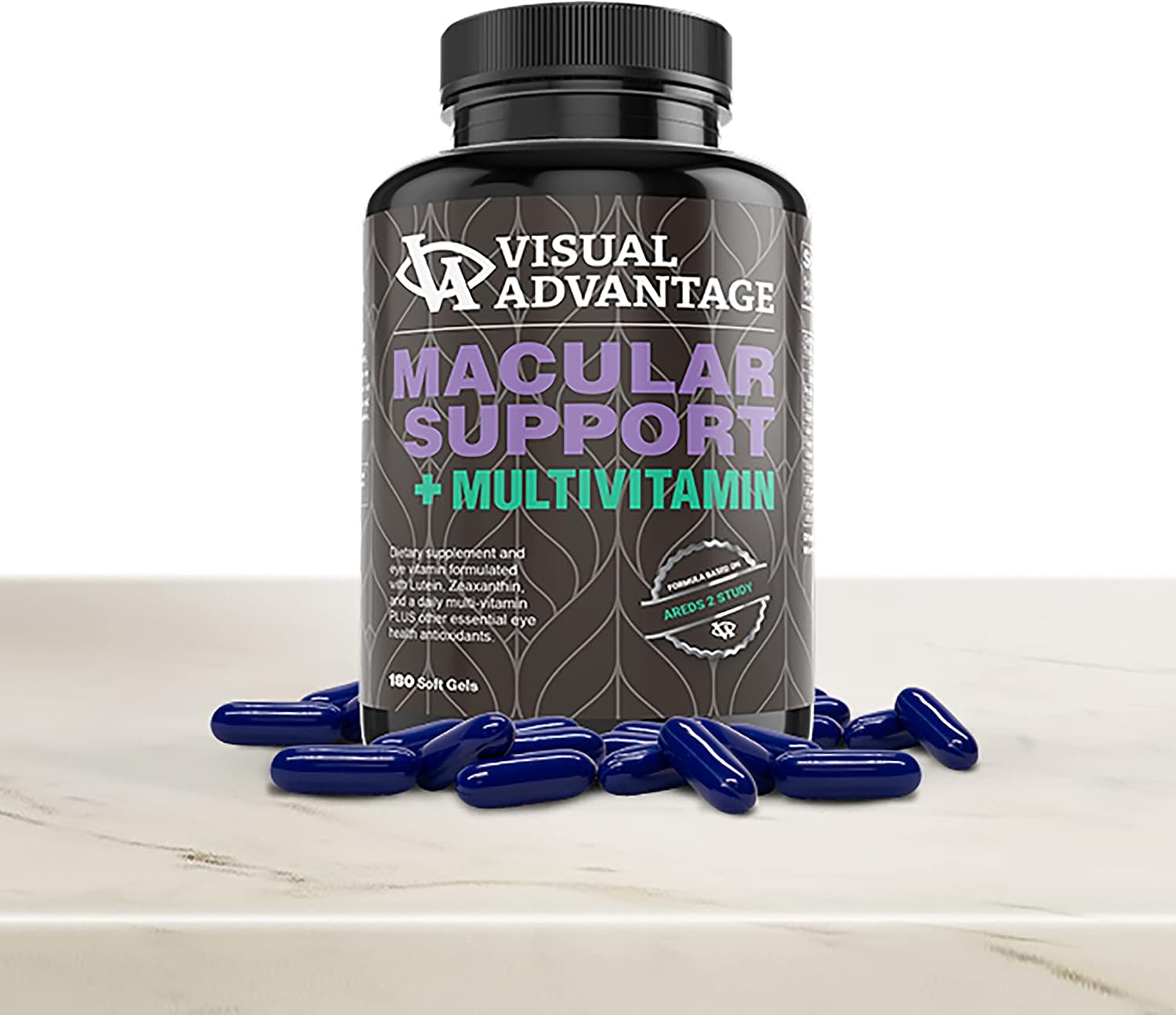 Visual Advantage Lunovus Macular Support Plus Multivitamin - 180 Cápsulas Blandas