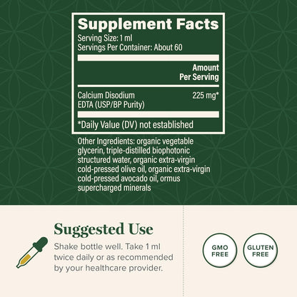 Global Healing Calcium Disodium EDTA - 2 Fl Oz – Image 2