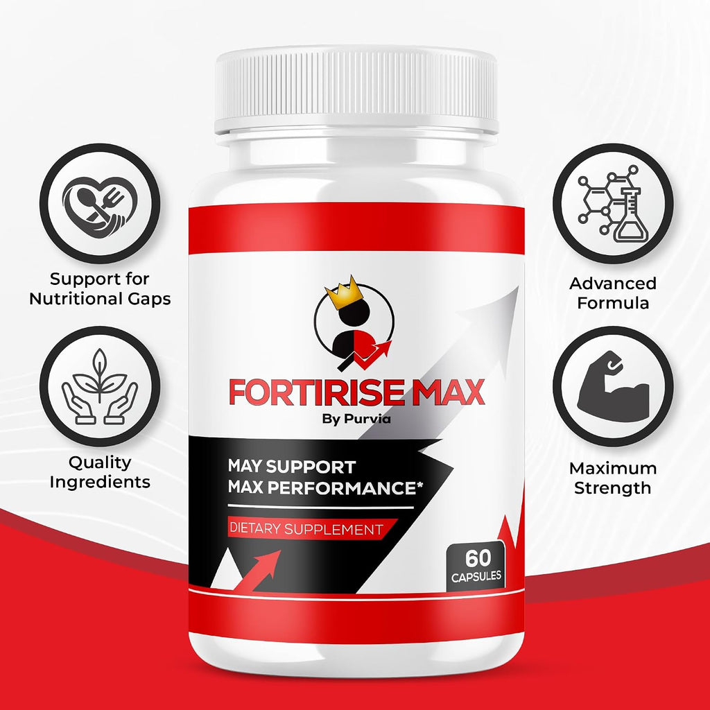 Fortirise Max - Fórmula de Máxima Potencia para Apoyo General al Bienestar, 60 Cápsulas