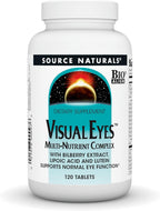 Source Naturals Visual Eyes, Complejo Multinutriente para la Visión - 120 Comprimidos