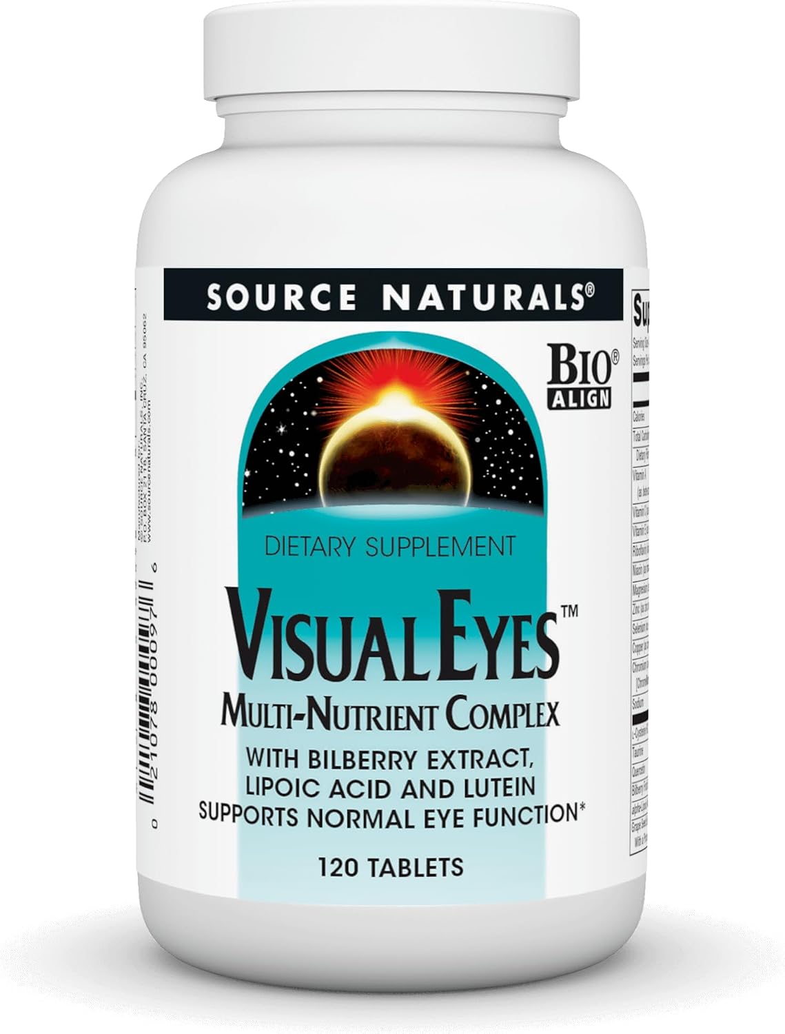 Source Naturals Visual Eyes, Complejo Multinutriente para la Visión - 120 Comprimidos