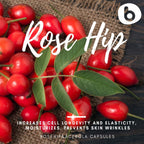 b Natural Cápsulas de Rosa Mosqueta y Acerola - Vitamina C vegetal 1000 mg - Sin ácido ascórbico - 90 cápsulas veganas