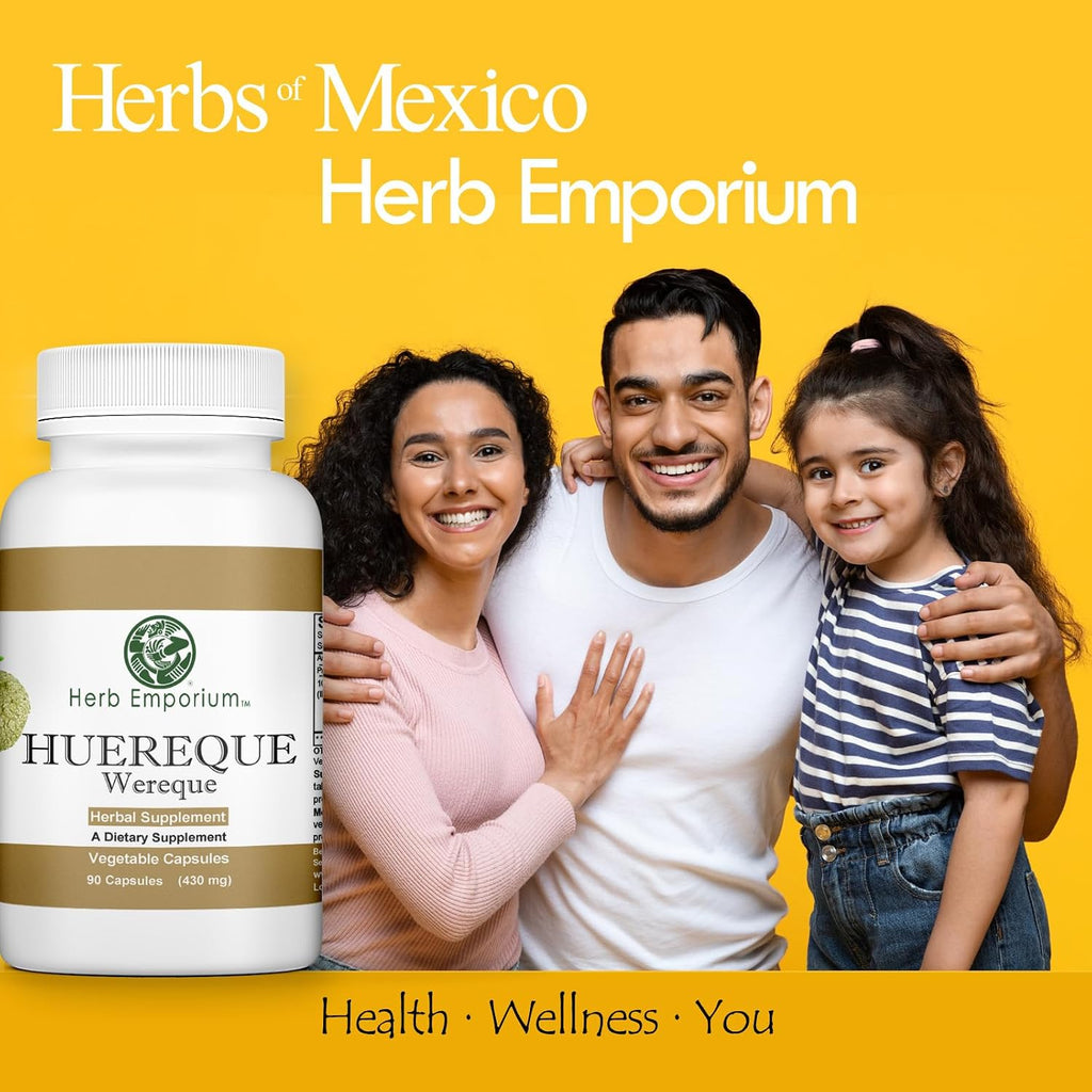 Huereque (Wereke, Ibervillea sonorae) 180 Cápsulas de 950 mg - 2 Envases
