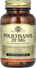 Solgar Policosanol, 20 mg, 100 Cápsulas Vegetales