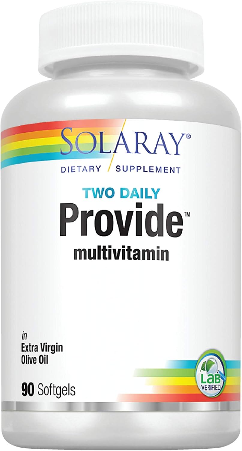 SOLARAY Provide Multivitamin – Complejo Multivitamínico, 90 Cápsulas (45 Días)