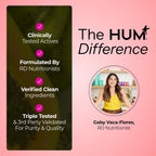 HUM Red Carpet Vitaminas para Piel y Cabello con Vitamina E y Aceite de Semilla de Grosella Negra