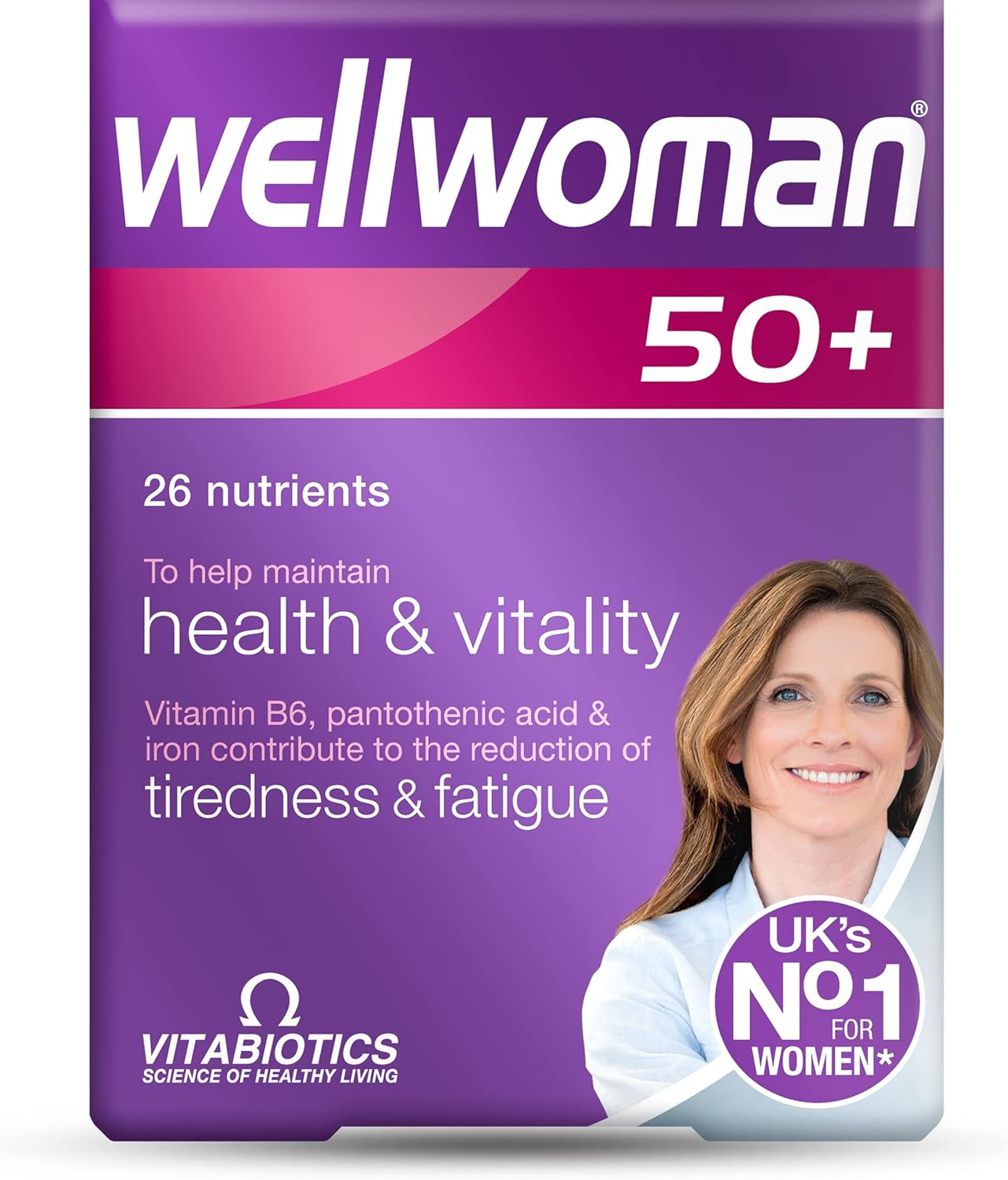 Wellwoman Vitabiotics 50+ 30 Comprimidos