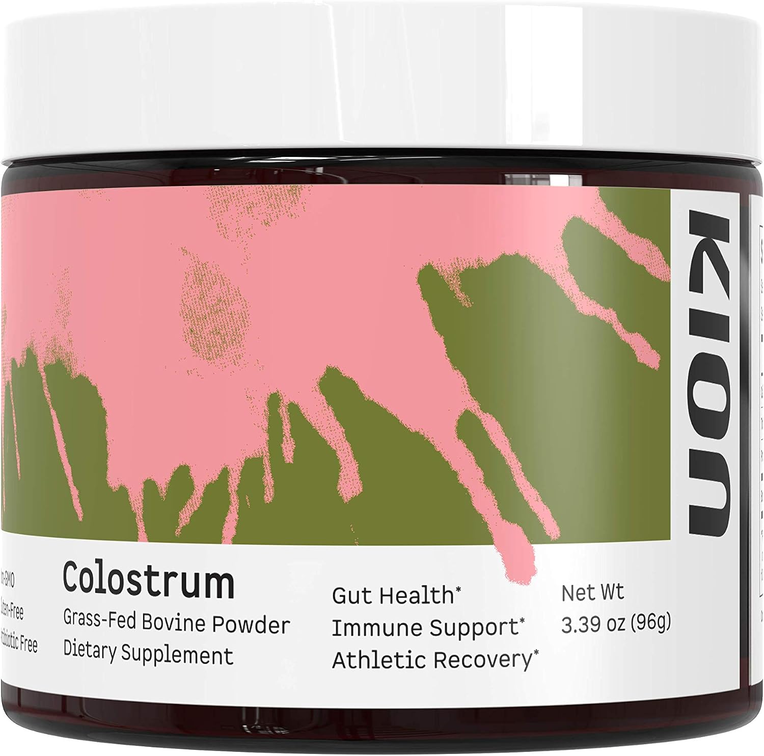 Kion Colostrum de Vaca Alimentada con Pasto | Salud Intestinal y Apoyo Inmunitario | 30 Dosis