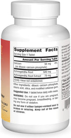 PLANETARY HERBALS Ashwagandha Full Spectrum - Suplemento Nutricional Ayurvédico, 570 mg, 60 cápsulas
