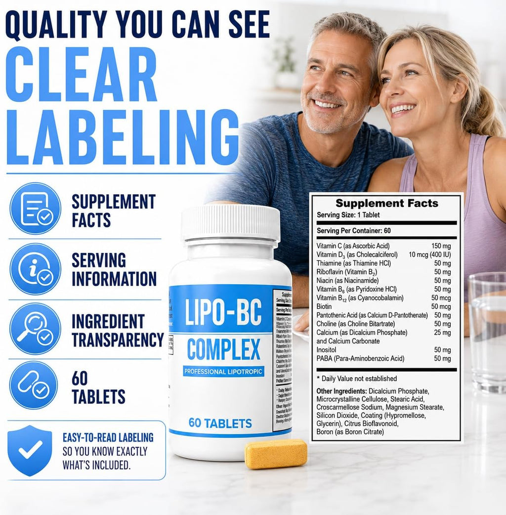 Lipo-BC Complex, 60 comprimidos