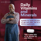 GeriCare Senior Tab 50+ Multivitaminas y Minerales, 100 Comprimidos