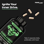 Prime Labs Fadogia Agrestis para Hombres - 600mg por Ración - 180 Cápsulas (90 Días)