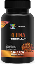 Cápsulas de Quina (Cinchona) 500mg - 100 Cápsulas Vegetales