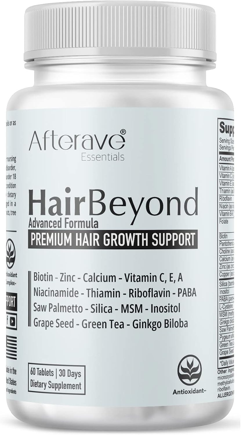 HairBeyond Advanced Formula para el Cabello - Complejo con Biotina, Vitaminas y Saw Palmetto