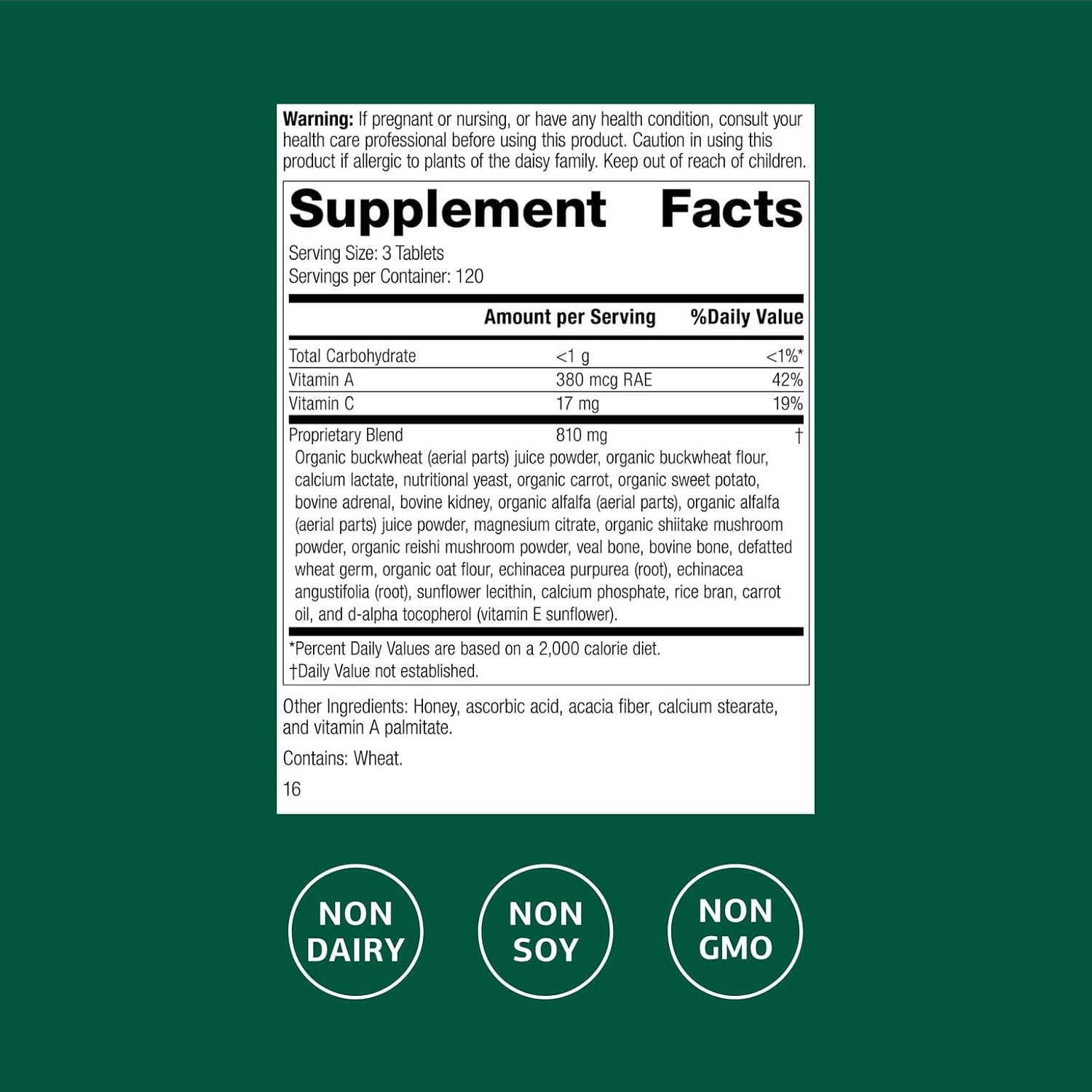 Standard Process Cataplex A-C-P – Complemento Alimenticio de Vitaminas A y C y Bioflavonoides – 360 Comprimidos