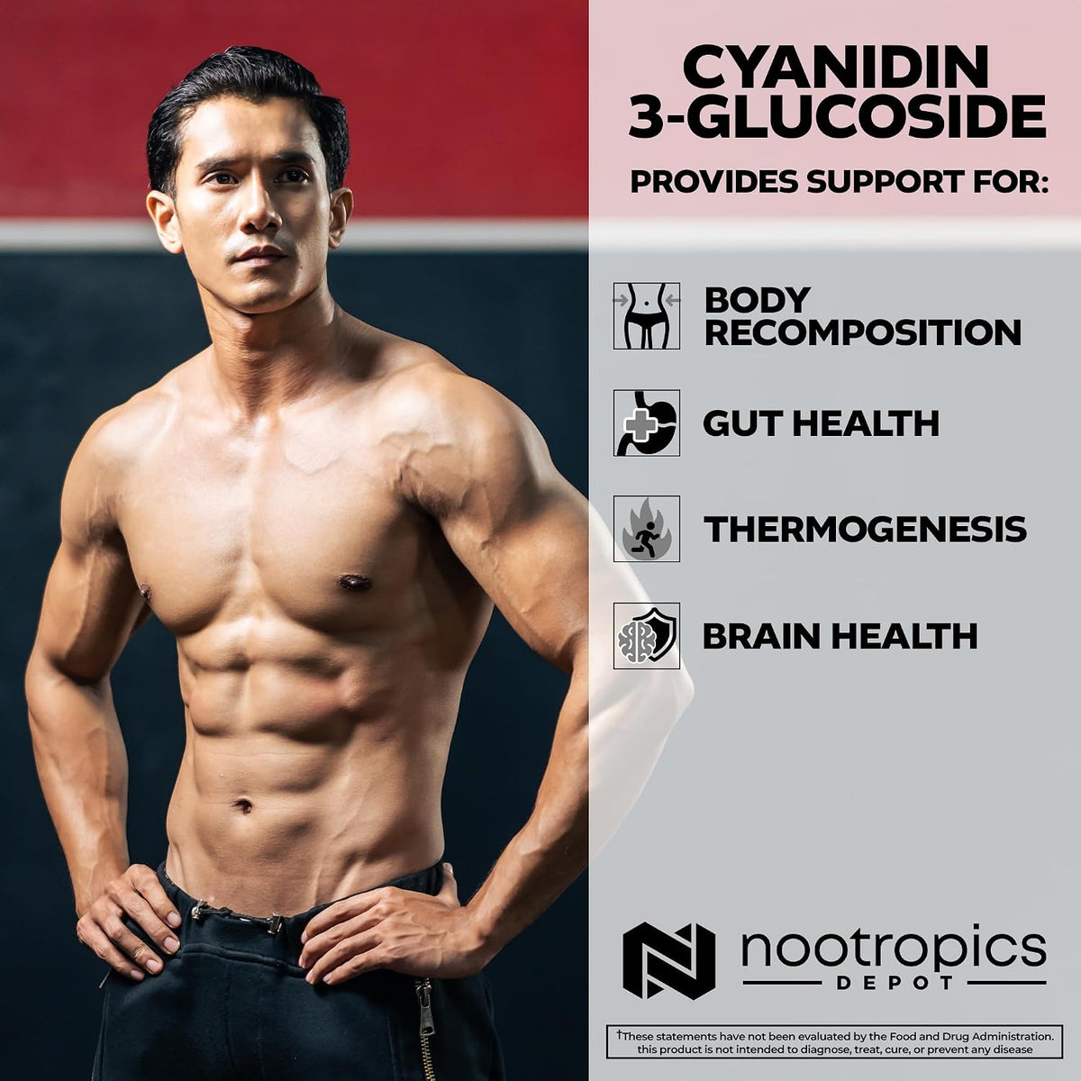 Nootropics Depot Cyanidin 3-Glucoside 125 mg – Envejecimiento saludable: Su acción antioxidante contribuye a la – Image 4