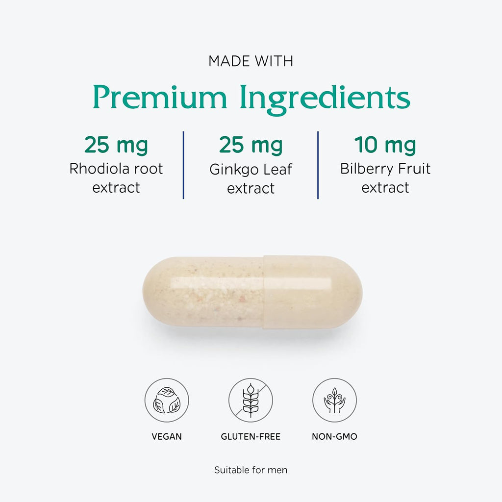Vitanica Senior Symmetry Multivitamínico y Mineral para Mujeres Mayores de 65 Años, Vegano, 180 Cápsulas