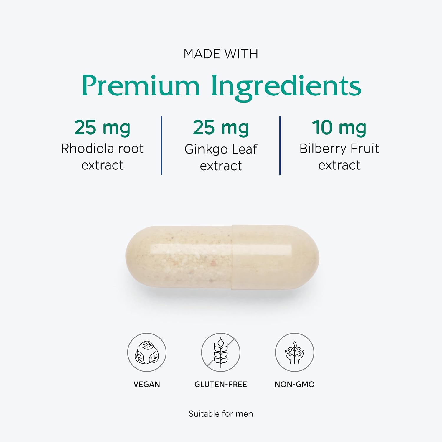 Vitanica Senior Symmetry Multivitamínico y Mineral para Mujeres Mayores de 65 Años, Vegano, 180 Cápsulas