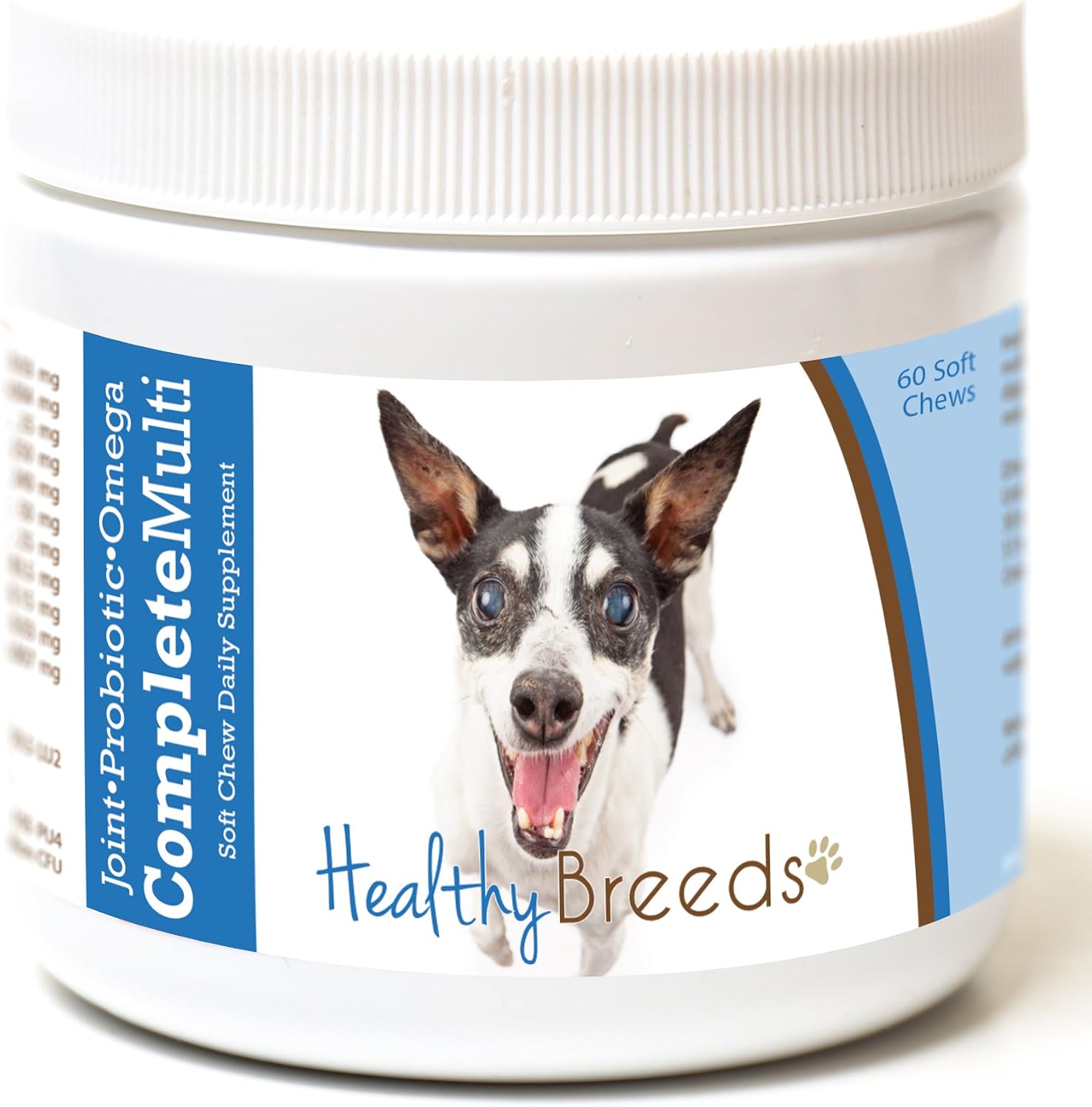 Healthy Breeds Rat Terrier Multivitamínico Todo en Uno Soft Chew 60 Unidades