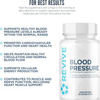 Revive MD Blood Pressure Support - Complejo para la tensión arterial y salud cardiovascular (180 cápsulas veganas)
