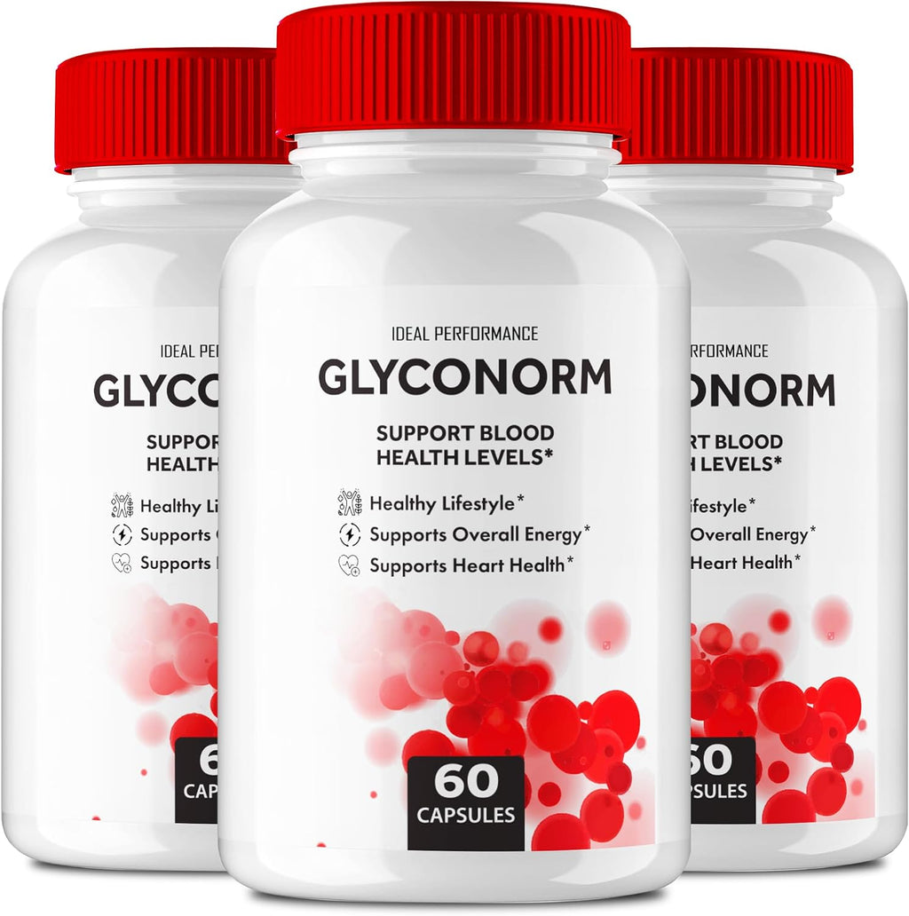 Glyconorm Cápsulas, Suplemento de Apoyo Glyconorm - Máxima Potencia, Fórmula Natural (3 Envases)