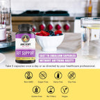 Ancient Bliss Suplemento Intestinal con L-Glutamina, Cardo Bendito y Raíz de Hidrangea – 60 Cápsulas Veganas