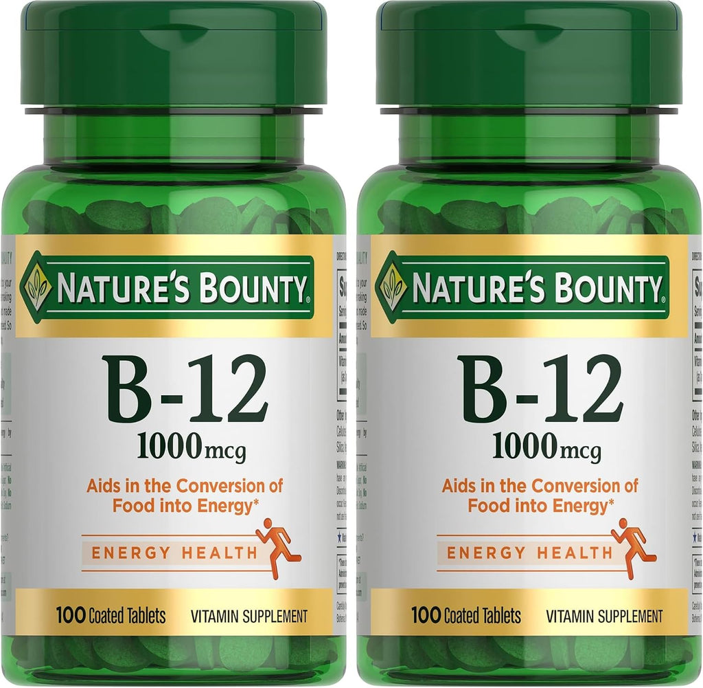 Nature's Bounty Vitamina B12 1000 mcg, 200 tabletas