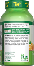 Vitamina C 1000 mg con Rosa Mosqueta - 300 Comprimidos Veganos - Nature's Truth