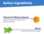Vitamina K1 500 mcg, 100 Comprimidos Sublinguales