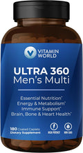 Vitamin World Ultra 360 Multivitamínico para Hombres - 180 Comprimidos