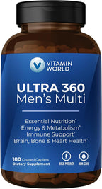 Vitamin World Ultra 360 Multivitamínico para Hombres - 180 Comprimidos