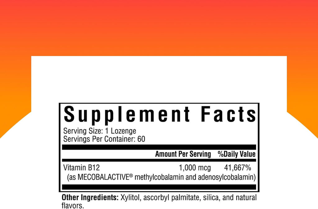 Seeking Health Methyl B12 1000 - 60 comprimidos sublinguales