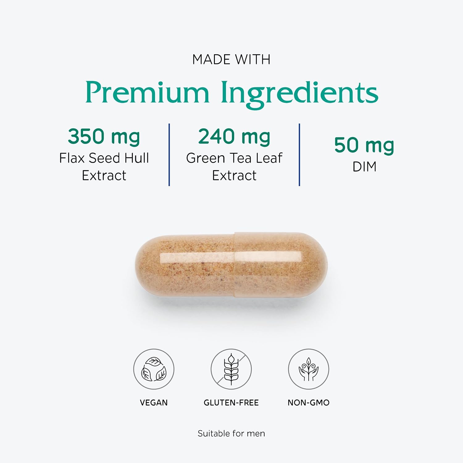 Vitanica BreastBlend - Suplemento para la salud mamaria (90 cápsulas)