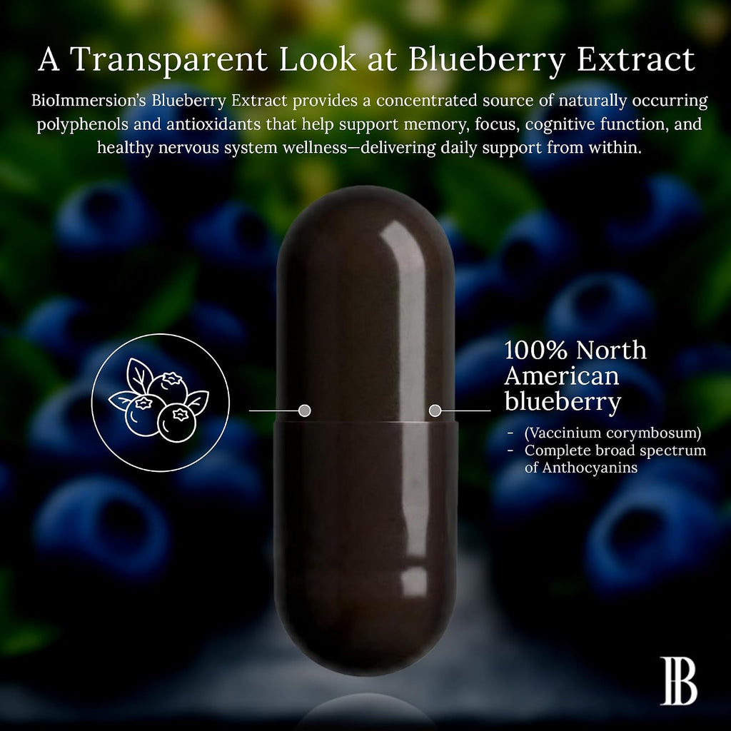 Extracto de Arándano Norteamericano 500mg - 60 Cápsulas Veganas