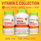 NutriBiotic Vitamina C 1000 mg - 100 Cápsulas - Ácido Ascórbico Puro