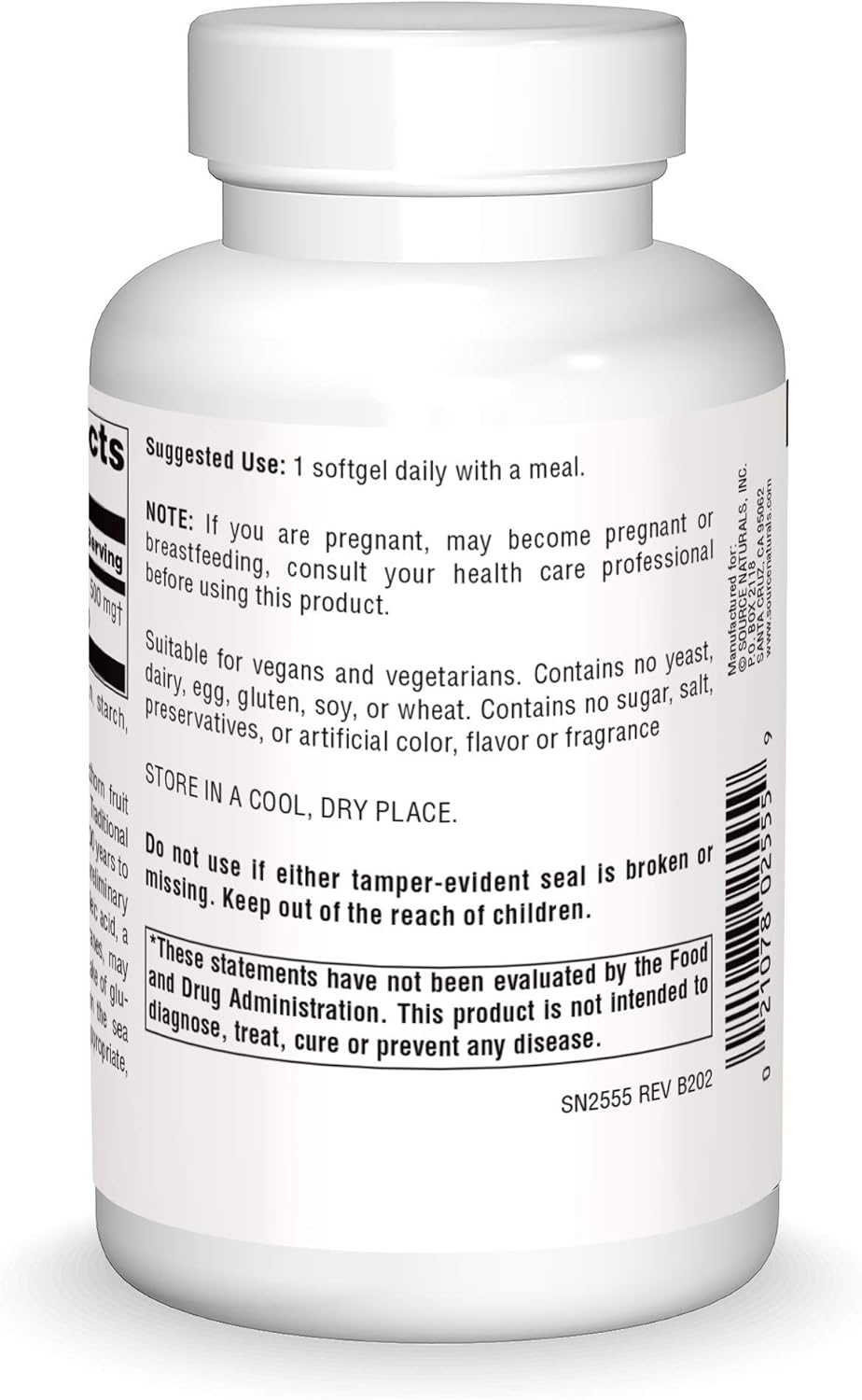 Source Naturals Omega-7 Aceite de Espino Amarillo - 120 Cápsulas Blandas
