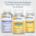 Solaray Super Bio Vitamina C Tamponada 1000mg – Liberación en Dos Fases con Bioflavonoides, 100 Cápsulas Veganas
