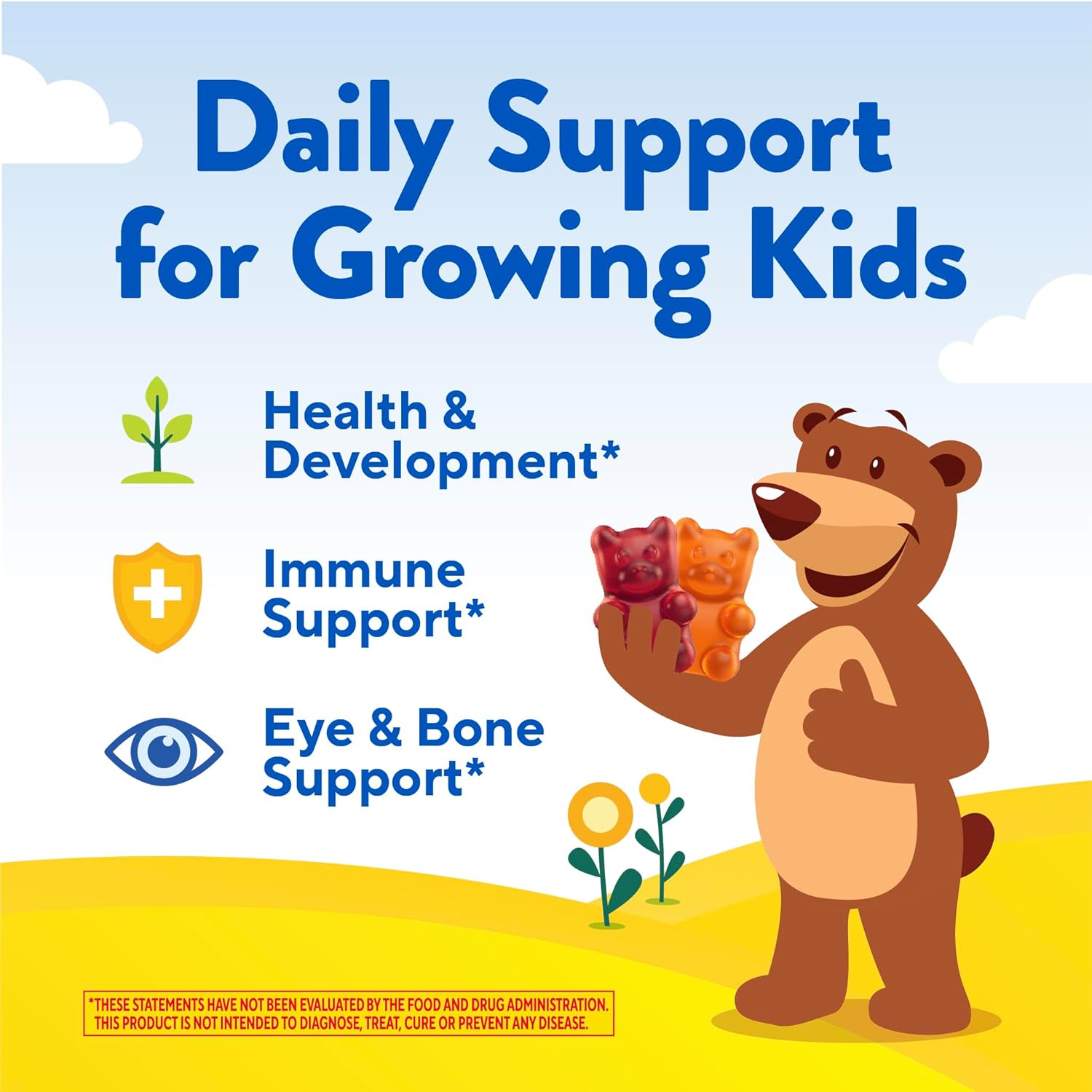 L'il Critters Gummy Vites Multivitamínico Infantil, 190 Gomitas
