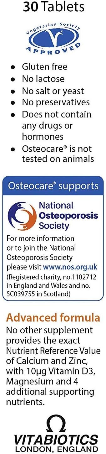 Osteocare 30 Comprimidos - Vitabiotics
