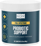 Nom Nom Probiótico Digestivo para Perros con Prebióticos y Saccharomyces boulardii - Polvo para la Salud Gastrointestinal