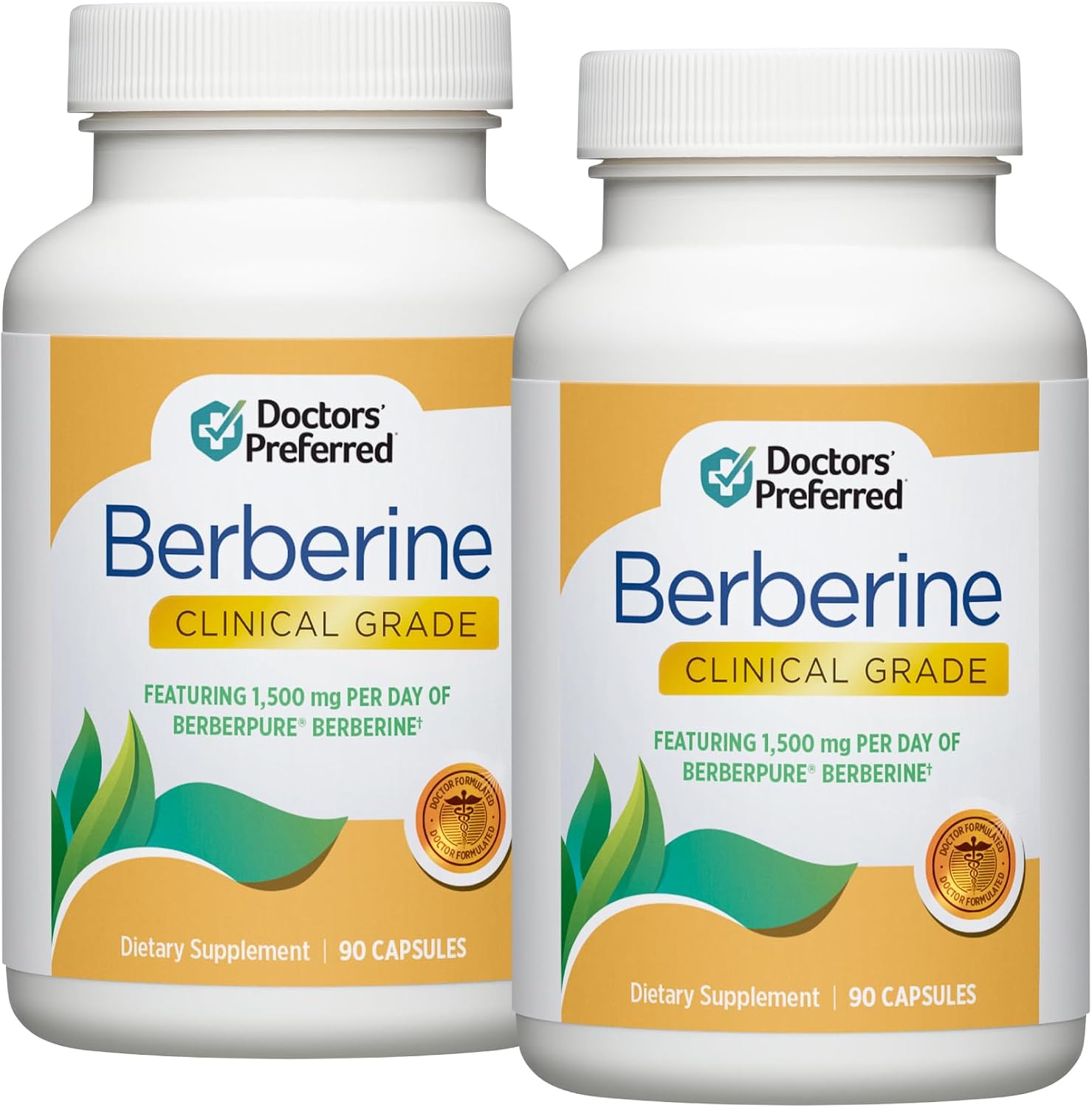 DOCTORS' PREFERRED Berberina Clinical Grade - 90 Cápsulas