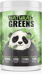 Panda Superfood Greens: Mezcla Natural de Superalimentos con Probióticos y Adaptógenos (Piña, 13.76 oz)