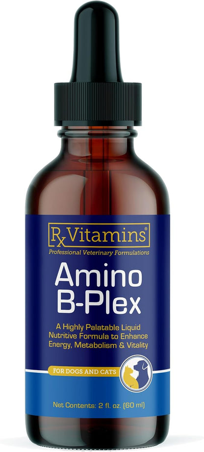 Rx Vitamins Amino B Plex Suplemento Líquido para Perros y Gatos - Complejo de Vitamina B con Aminoácidos - 60 ml – Image 1