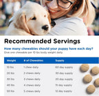 Nutri-Vet Puppy-Vite Masticables para Cachorros - Multivitamínico y Minerales - 60 Comprimidos