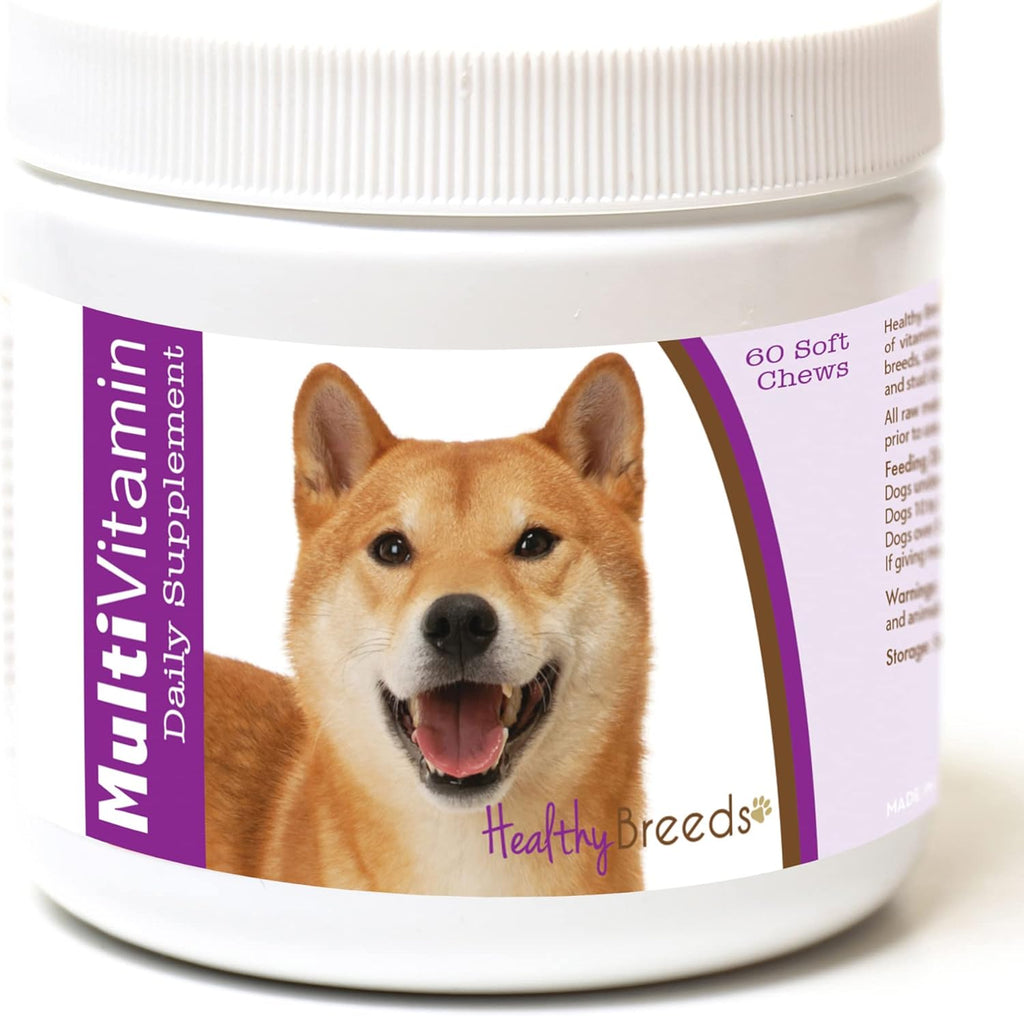Healthy Breeds Shiba Inu Soft Multivitamin Chews for Dogs, 60 Count