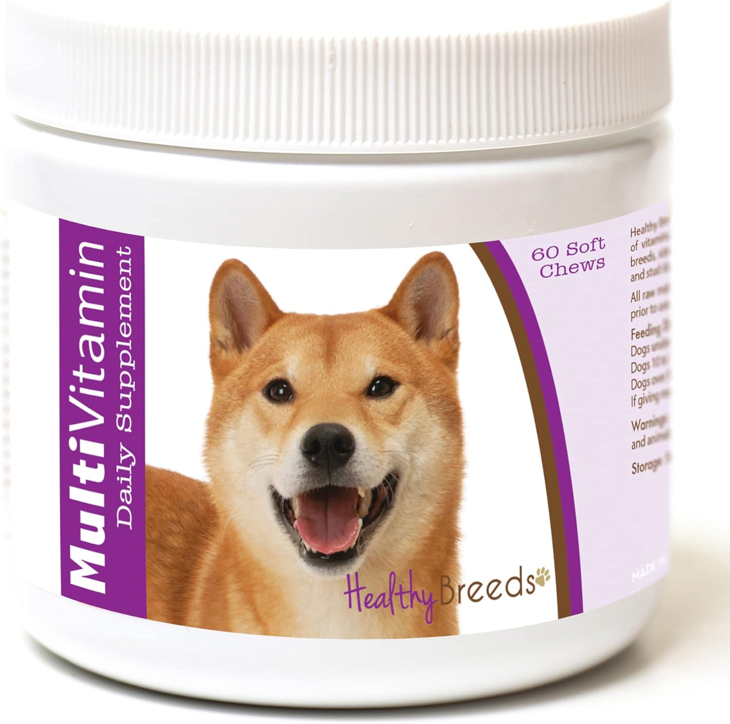 Healthy Breeds Shiba Inu Soft Multivitamin Chews for Dogs, 60 Count