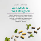 Vitanica FibroFormula - Suplemento para la Relajación Neuromuscular y el Alivio del Malestar con 5-HTP, PEA, Azafrán y Magnesio - Vegano - 60 Cápsulas